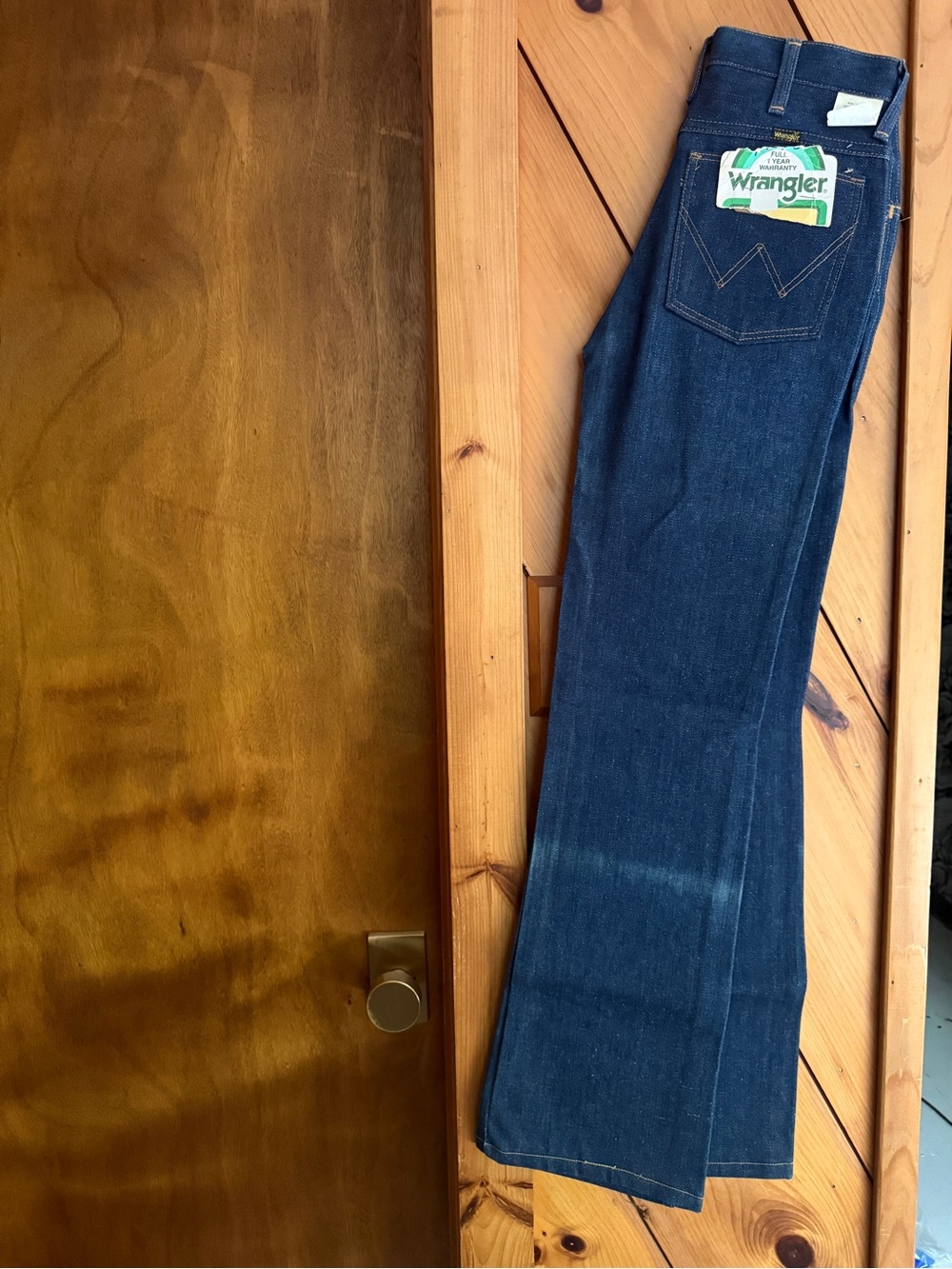 Wrangler Dark Blue Wide Leg vintage Jeans